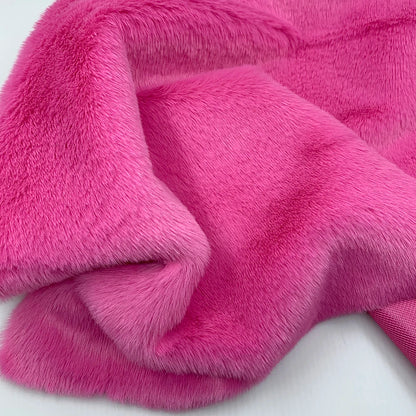 Faux Rabbit Fur Fabric – 50/80/160cm Super Soft 10mm Pile Plush Material for Stuffed Toys & Sewing
