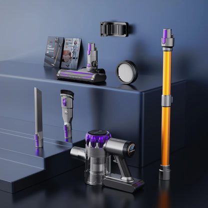 YISORA Cordless Vacuum Cleaner – 28Kpa Suction, 55 Min Runtime, Wireless with Touchscreen for Pet Hair & Carpet Cleaning