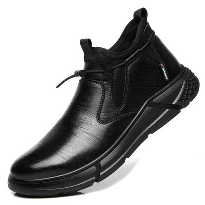 Fashion Safety Shoes for Men – Steel Toe Work Boots, Indestructible Puncture-Proof Protective Footwear