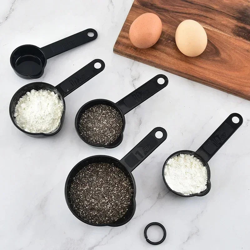 10PCS Measuring Spoons & Cups Set – Multipurpose Kitchen Cooking, Baking Tools for Cake, Flour & Food, Home Accessories
