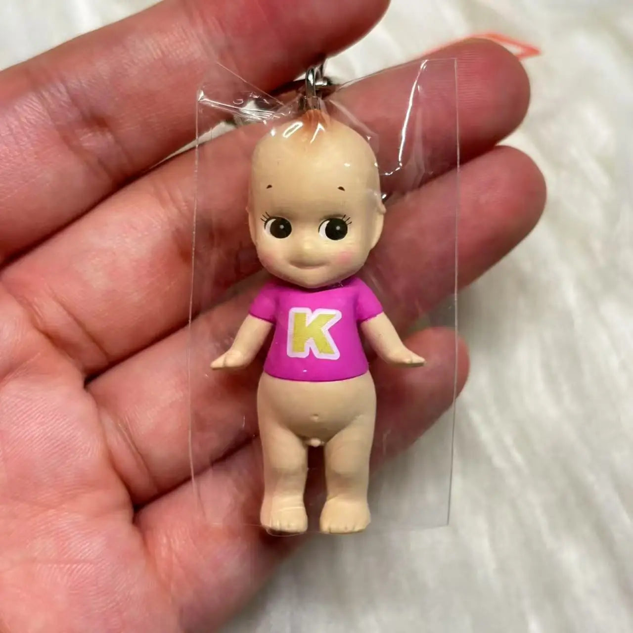 Sonny Angel Mini Figure – Letter Series Alphabet Keychain, No Box or Bag
