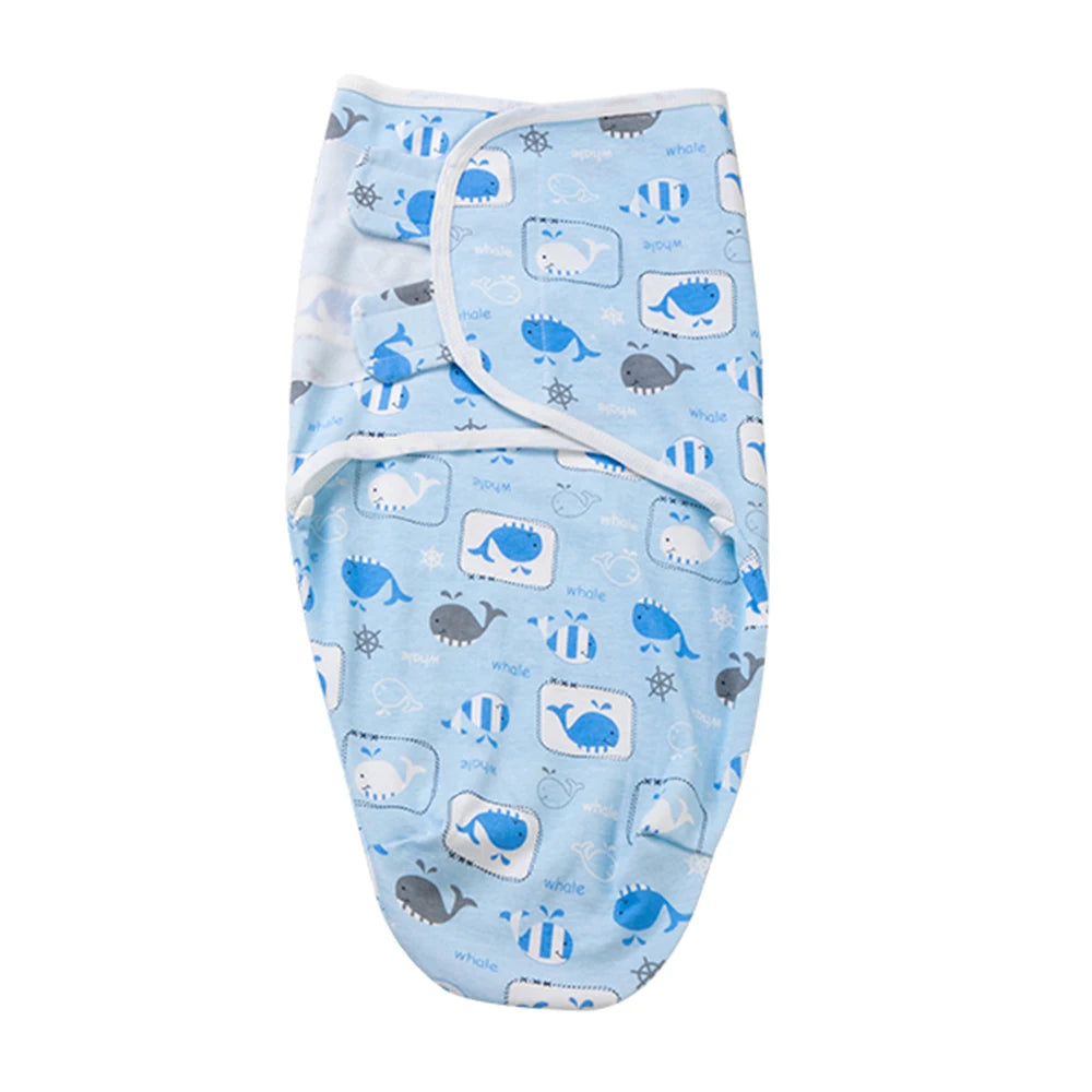 100% Cotton Newborn Swaddle Sleep Sack – Thick Infant Baby Wrap Cocoon Diaper Bag (INSULAR Summer)