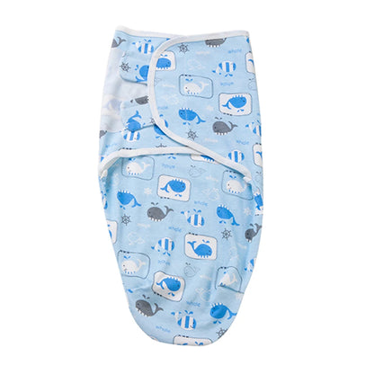 100% Cotton Newborn Swaddle Sleep Sack – Thick Infant Baby Wrap Cocoon Diaper Bag (INSULAR Summer)