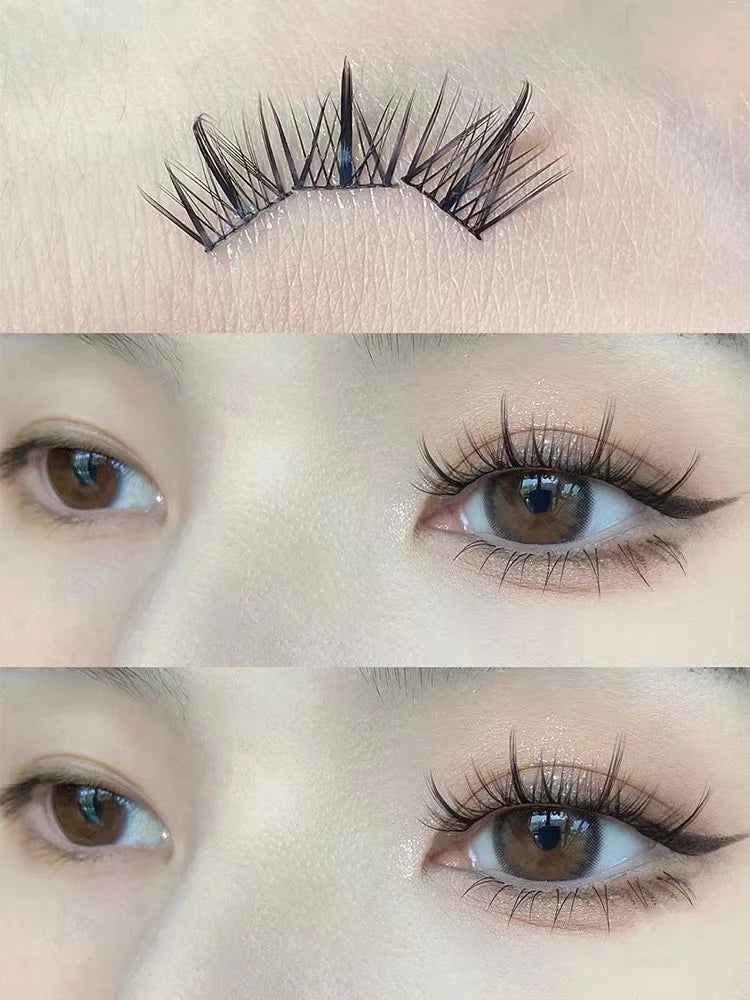 Individual Lash Extensions Kit – DIY Cluster Eyelash Book, False Lashes for Home Makeup