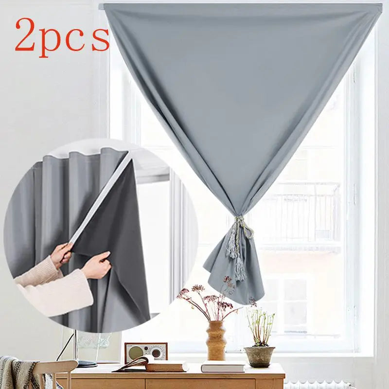 100% Blackout Self-Adhesive Curtain – Punch-Free Sunshade for Bedroom, Window, Door, and Balcony with Privacy and Insulation