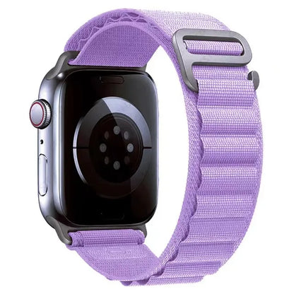 Alpine Loop Nylon Sport Strap for iWatch — Compatible with Series 4–10, 42/46/49mm Bands