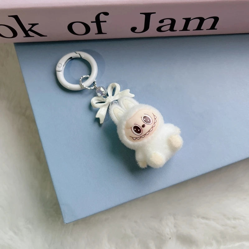 Kawaii Plush Keychain – Cute Aesthetic Bag Charm for Women, Wedding & Party Gifts
