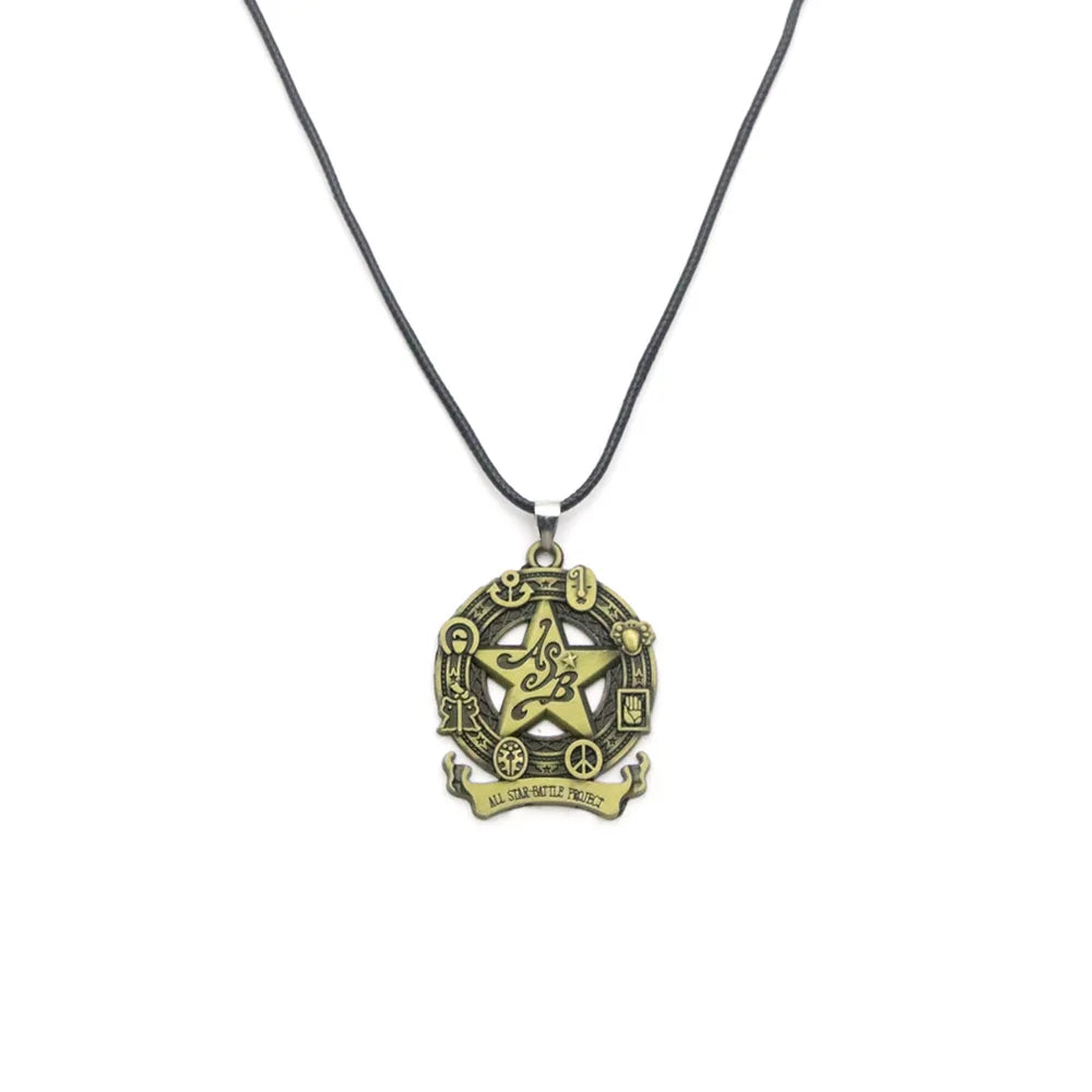 JoJo’s Bizarre Adventure Arrow Pendant Necklace – Josuke & Jotaro Cosplay Jewelry Gift