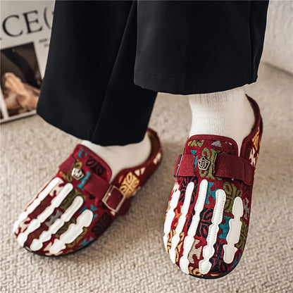 Men's Cork Clog Shoes - Arch Support Mules with Cozy Cork Footbed for Casual Wear