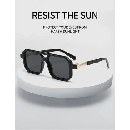 2024 Vintage Fashion Sun Protection Sunglasses – Square Retro Shades for Men & Trendy Women’s Gafas De Sol
