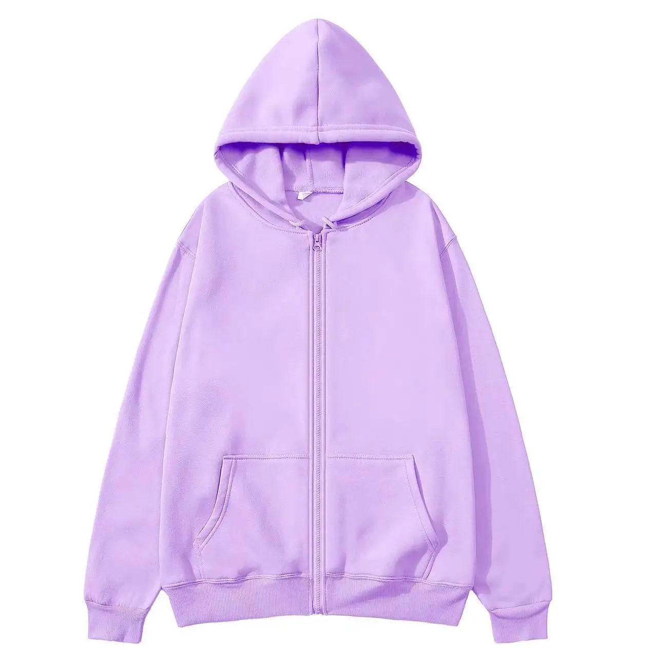 Fashion Zipper Hoodie — Casual Black, Gray & Blue Streetwear Sweatshirt for Men & Women
