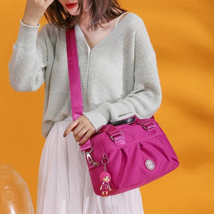 Women’s Nylon Waterproof Messenger Bag – Casual Crossbody & Shoulder Handbag, High-Quality Multifunctional Bag