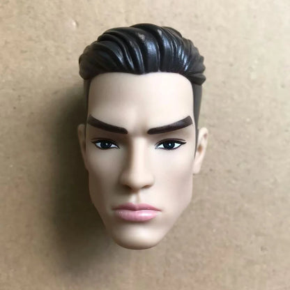 1/6 Male Doll Heads – DIY Ken Doll Parts for Beige Skin Dolls Accessories
