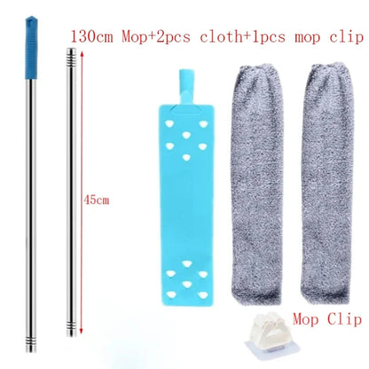Telescopic Long Handle Broom — Microfiber Dust Brush for Home Blinds, Easy-to-Use Household Cleaning Tool