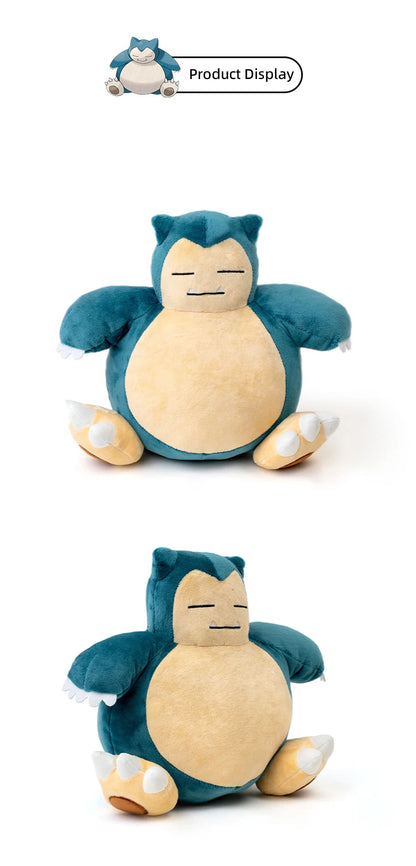 Pokemon Kawaii Snorlax Plush Toy – Cute Stuffed Doll & Throw Pillow, Birthday Gift for Kids, Boys & Home Decor