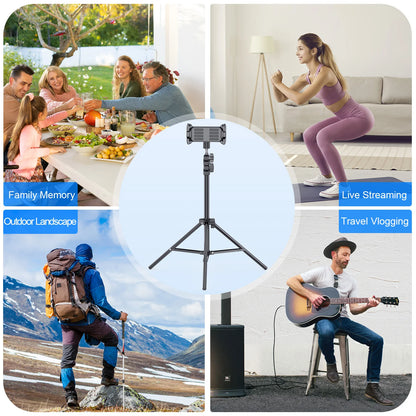 Xnyocn Tripod Floor Tablet Stand — Adjustable Holder for iPad Air, Pro, Mini & 4-13 Inch Tablets