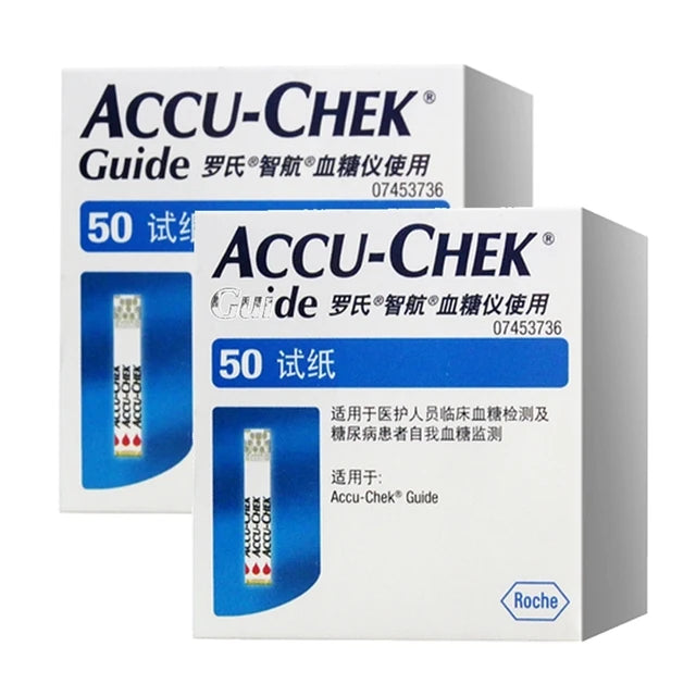 Accu-Chek Guide Blood Glucose Test Kit - Glucose Test Strips, Lancets and Blood Sampling Needles for Blood Sugar Monitoring