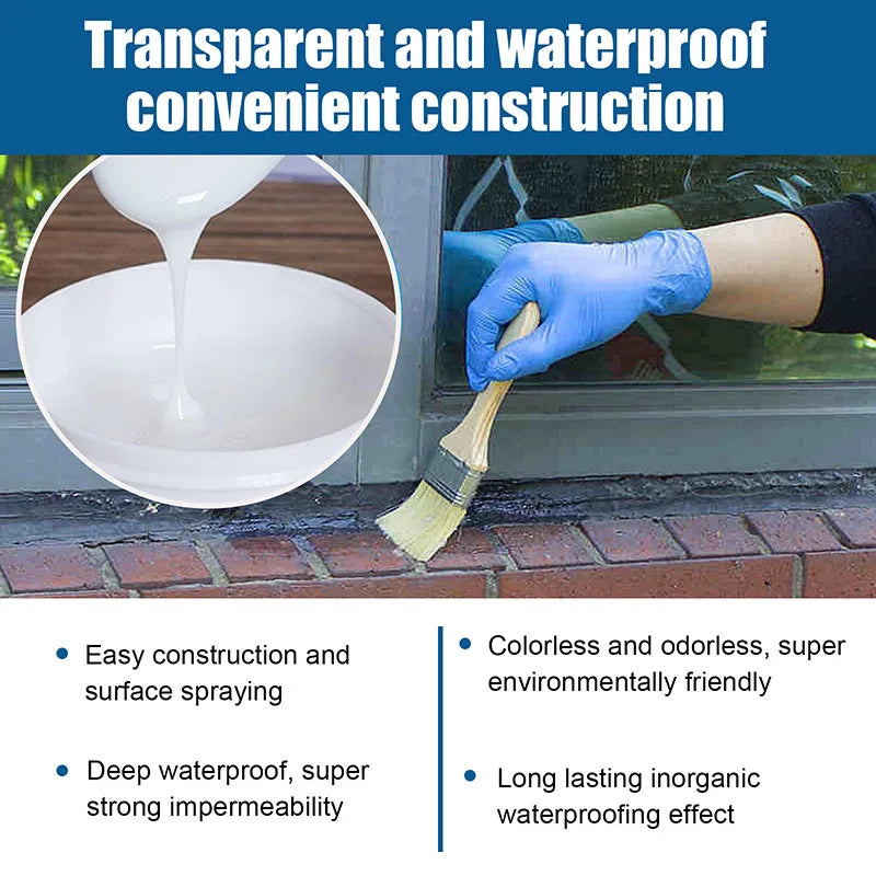 Invisible Waterproof Sealant Coating – Strong Transparent Insulating Repair Sealant, 300g