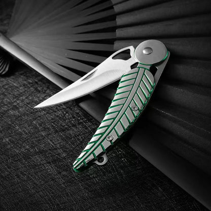 Leaf Folding Knife - Compact Stainless Steel EDC Pocket & Portable Utility Knife