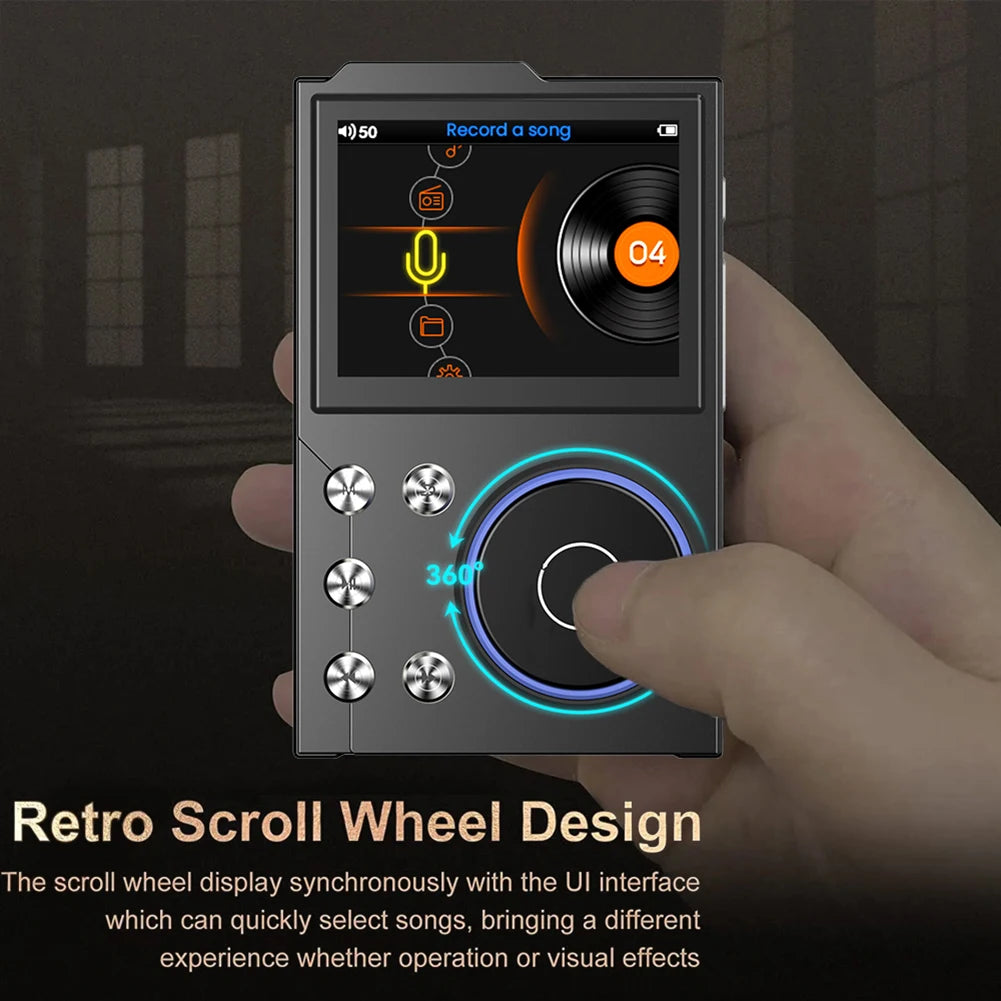 HiFi MP3 Digital Audio Player – Portable Lossless Music Player with DSD Support Up to 256GB