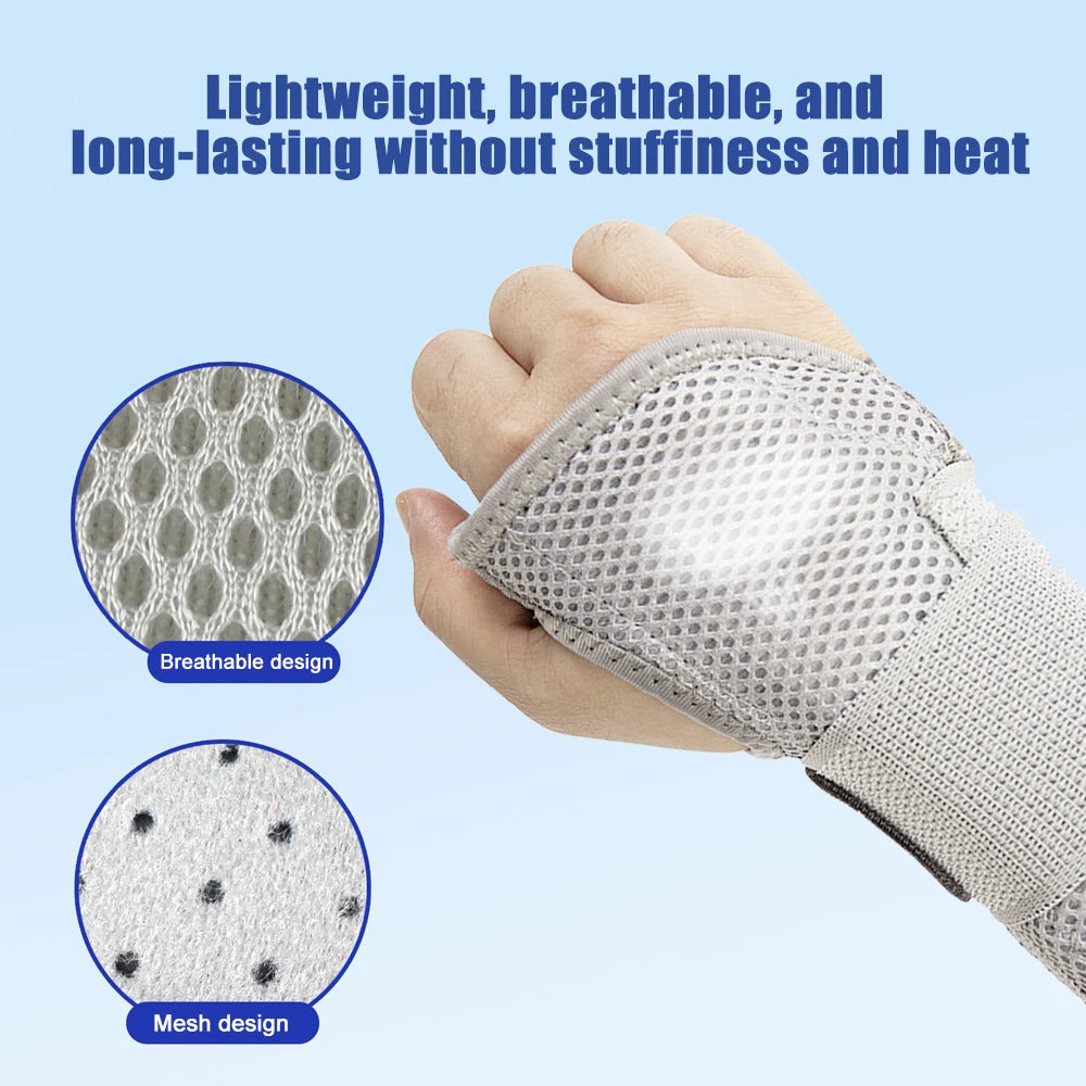Adjustable Carpal Tunnel Wrist Brace | Wrist Support Compression Wrap for Arthritis & Tendinitis Pain Relief