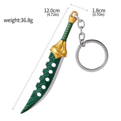 Seven Deadly Sins Escanor Rhitta Axe Keychain - Divine Axe Bottle Opener Keyring Anime Gift Accessory