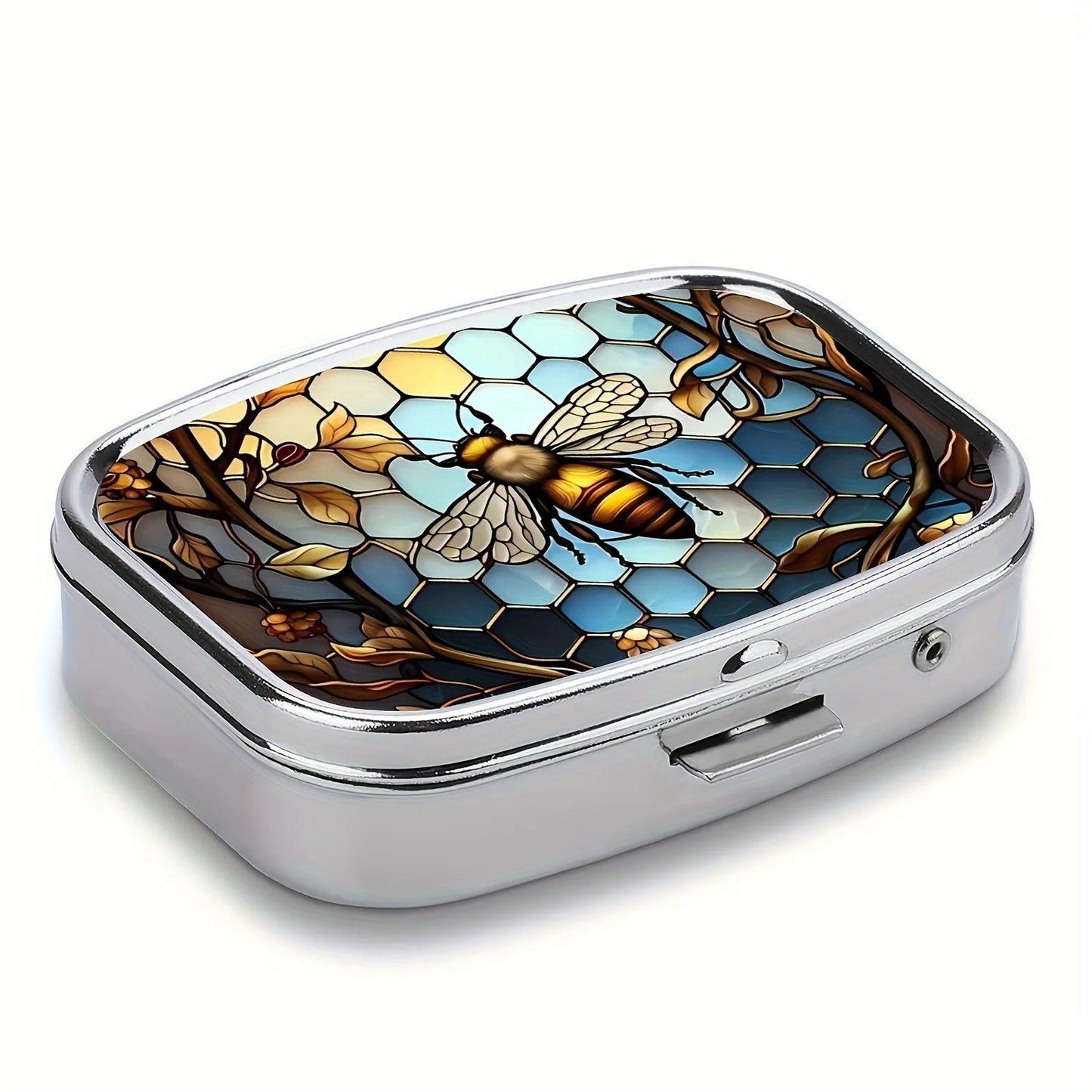 Travel Cases – Lovely Colored Metal Medicine & Jewelry Organizers, Small Iron Pill Container for Household Use