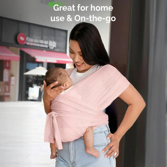 Ergonomic Baby Backpack Carrier - X-Shaped Sling with Adjustable Straps for Outdoor Parenting