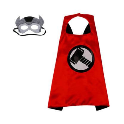 Kids Superhero Capes Costume Set for Boys (Ages 3–10) – Cartoon Dress-Up Capes for Parties, Playtime & Easter Gifts