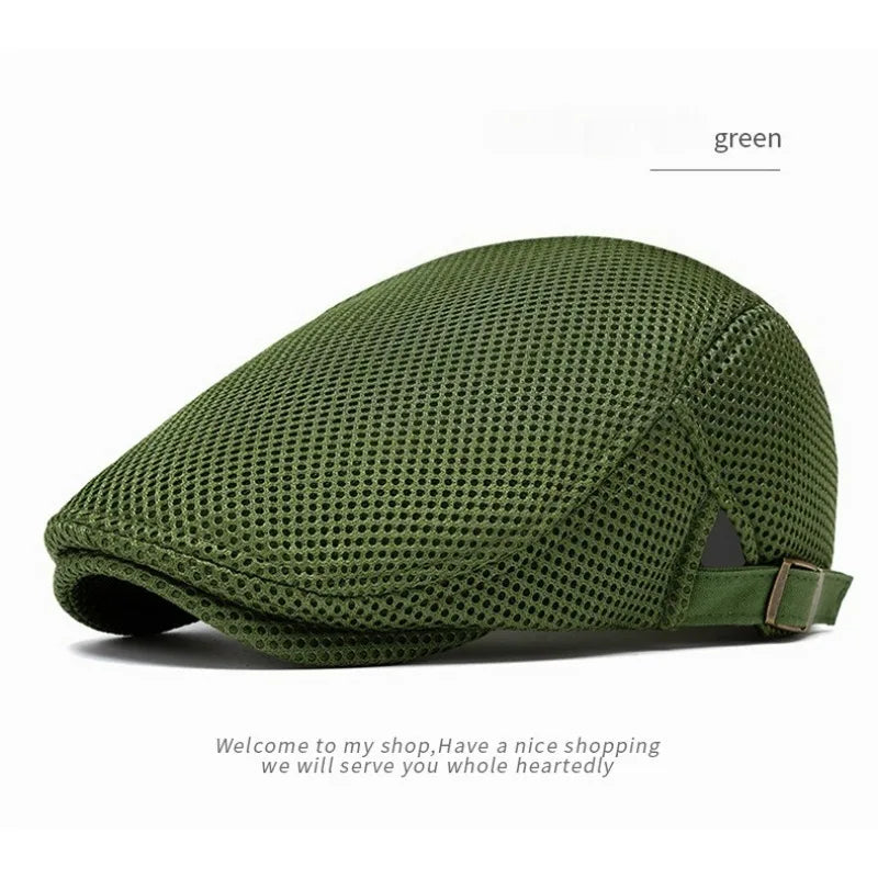 Camouflage Mesh Baseball Cap - Adjustable Outdoor Sun Hat for Men & Women