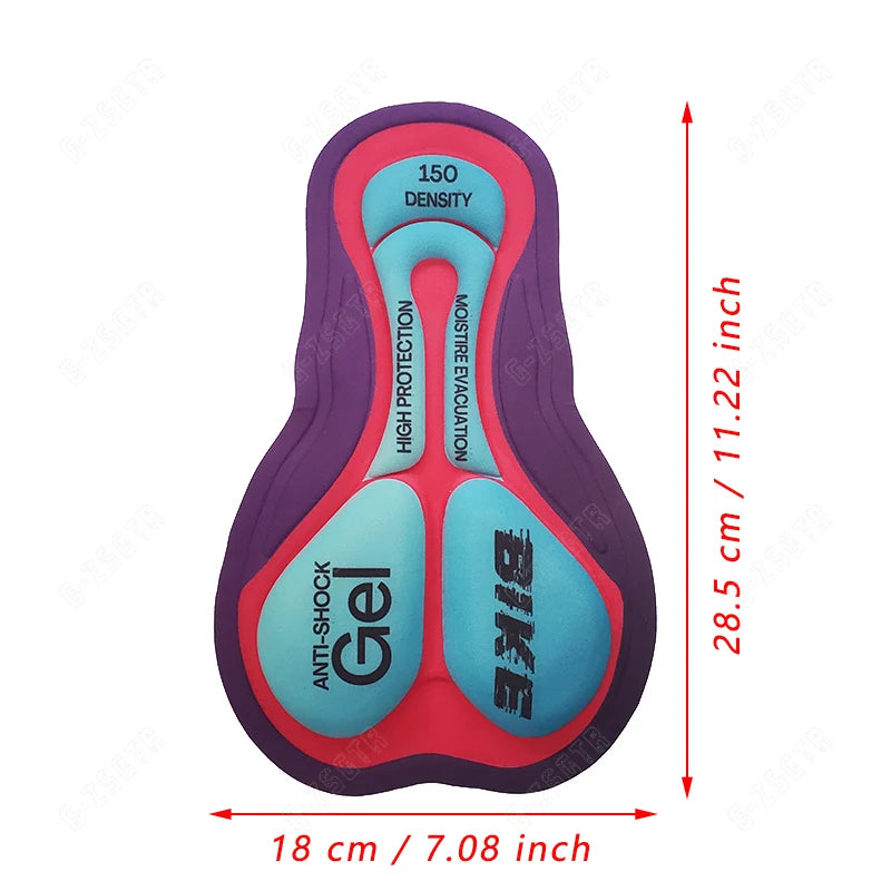 Men & Women Cycling Gel Pad – Shockproof Breathable Riding Cushion, 9D/12D/19D/20D Silicone Seat Pad