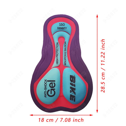Men & Women Cycling Gel Pad – Shockproof Breathable Riding Cushion, 9D/12D/19D/20D Silicone Seat Pad