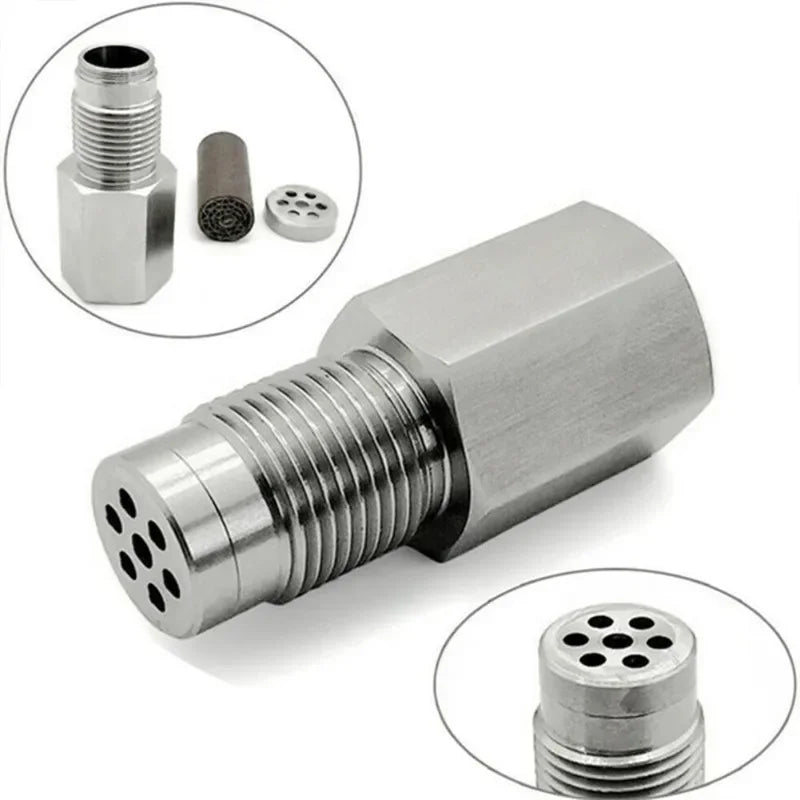 Oxygen O2 Sensor M18X1.5 Extender Spacer Adapter – P0420 P0430 Catalytic Converter CEL Eliminator for Check Engine Light