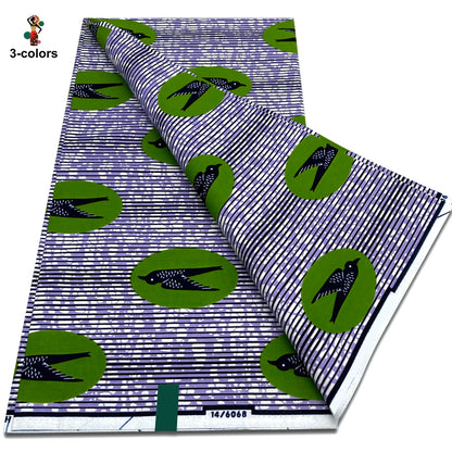2026 African Ankara Wax Print Fabric - 100% Cotton Soft Dutch Hollandais Pagne for Dresses
