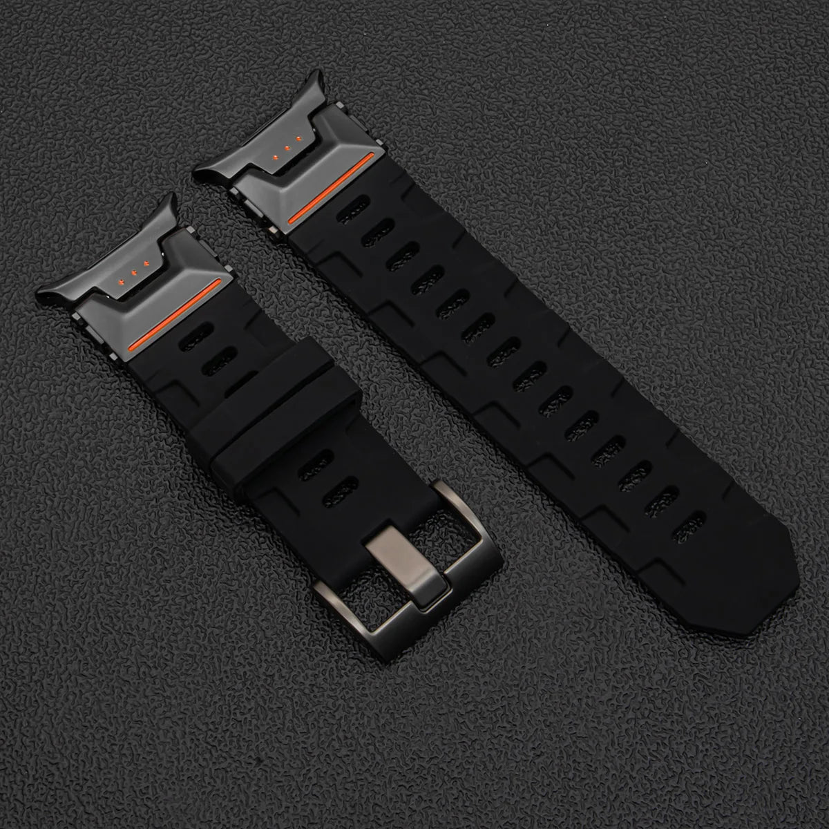 Soft Silicone Loop Strap for Samsung Galaxy Watch Ultra 47mm – Luxury Sports Band with Curved End for Men