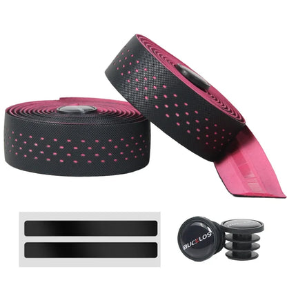 BUCKLOS Road Bike Handlebar Tape – Soft PU EVA Anti-Slip Shock-Absorbing Grip for Gravel and Cycling