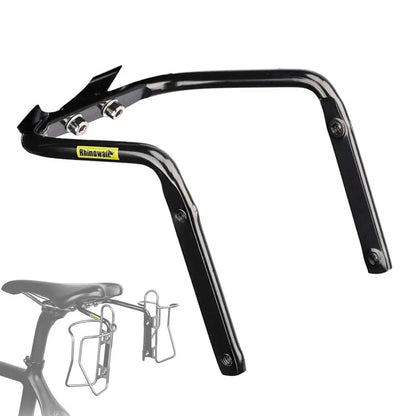 Rhinowalk Bike Saddle Stabilizer Bracket – Rear Seat Mount Luggage Rack Holder for MTB & Road Bike Saddlebags
