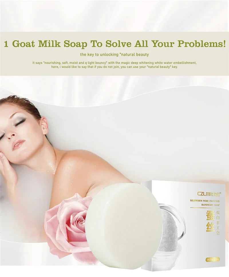 Body Whitening Soap – Underarm & Knee Bleaching, Dark Spot Removal, Chicken Skin Treatment, Dead Skin Exfoliating & Moisturizing