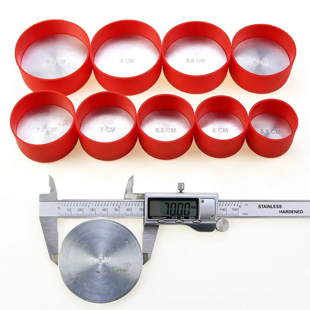 17 Colors 7.0CM Silicone Cup Bottom Cover – Heat Insulation Coaster Sleeve & Anti-Slip Water Bottle Sleeve