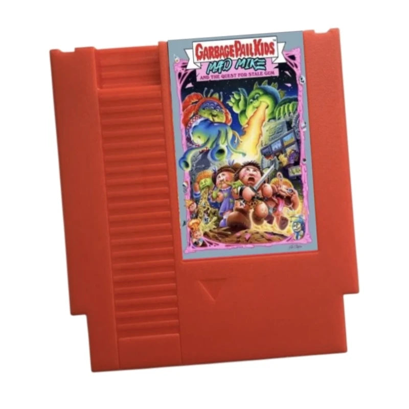 Garbage Pail Kids 8-Bit Retro Game Cartridge – 72-Pin NES Console Video Game Card
