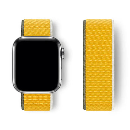 Sport Loop Strap for Apple Watch Band 40mm–49mm – Compatible with Series 3–10, SE & Ultra Adjustable Bracelet