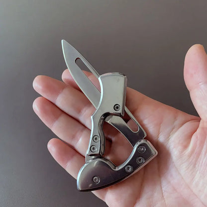 Outdoor Mini Folding Pocket Knife – Stainless Steel EDC Blade for Camping & Survival