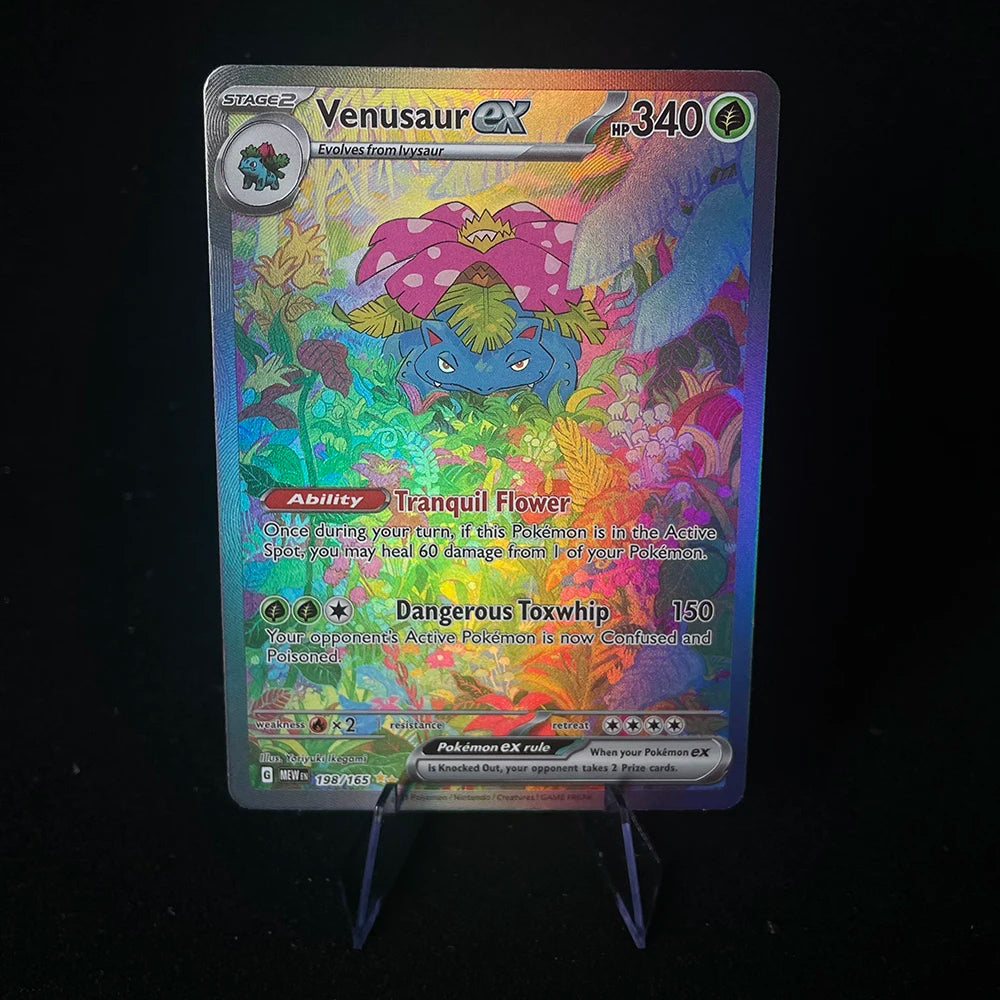 Anime PTCG Trading Cards - Vaporeon Clefairy EX Gengar VMAX Holographic Collectible Cards