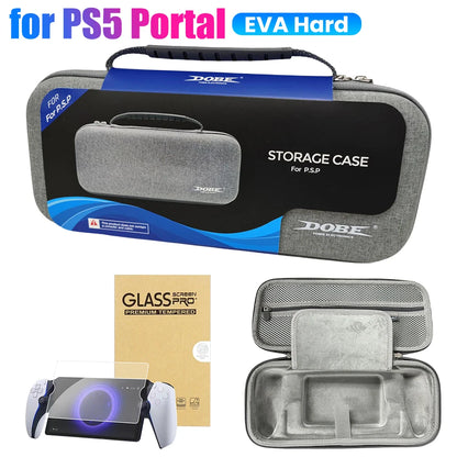 Portable EVA Carrying Case for PS Portal – Hard Storage Bag for Sony PlayStation 5 Portal & Game Accessories