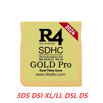 New R4 SDHC Adapter Pro – Flashcard Memory for 3DS, DSI XL/LL, DSL, DS RTS LIFE Video Games
