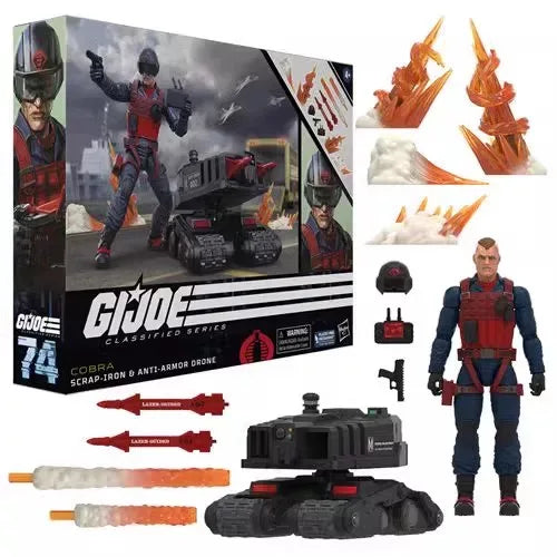 Hasbro G.I. Joe Classified Series Snake Eyes Action Figure 20cm - Anime Style Collectible Toy Gift