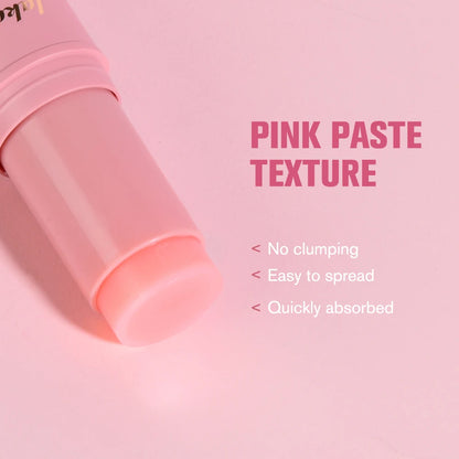 Wrinkle Bounce Multi Balm Stick - Deep Hydrating Pink Facial Balm and Makeup Base for Smooth, Glowing Skin