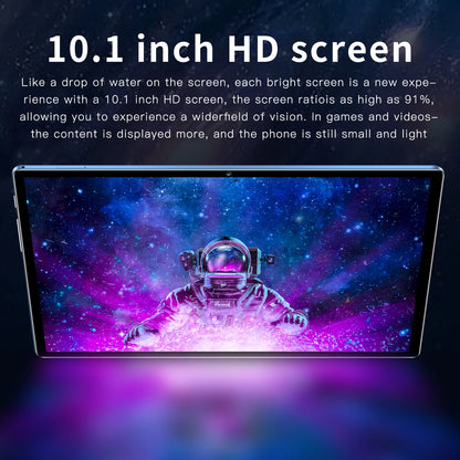 10.1" Android 13 Tablet – Octa-Core, Dual SIM 3G Call, Dual Cameras, 4GB RAM 64GB ROM, WiFi, Google Play