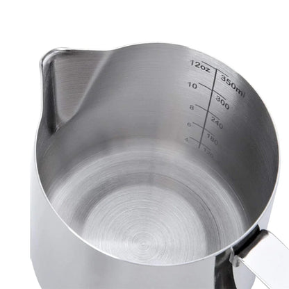 Stainless Steel Milk Frothing Pitcher Jug – Barista Latte Art Coffee Cup for Nespresso & Espresso Accessories, Easy Clean Design