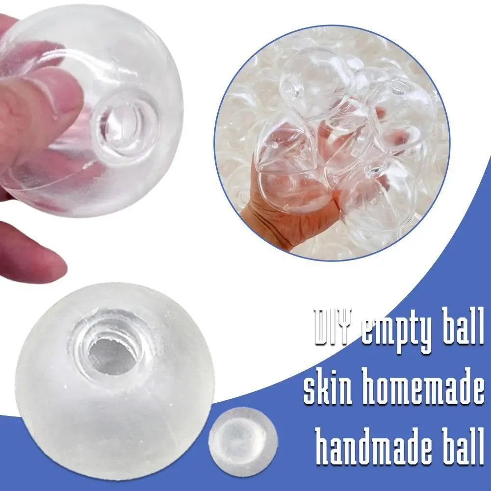 10-Piece Sphere Jewelry Casting Molds - DIY Silicone Ball Molds for Handmade Crafts and Stress Relief Toys